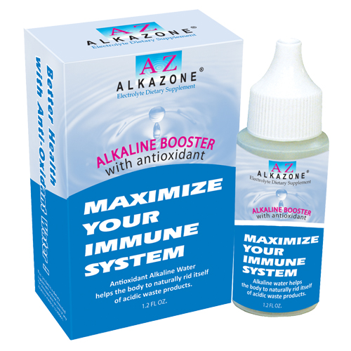 Alkazone Alkaline Booster Drops with Antioxidant (1.2 oz. bottle)