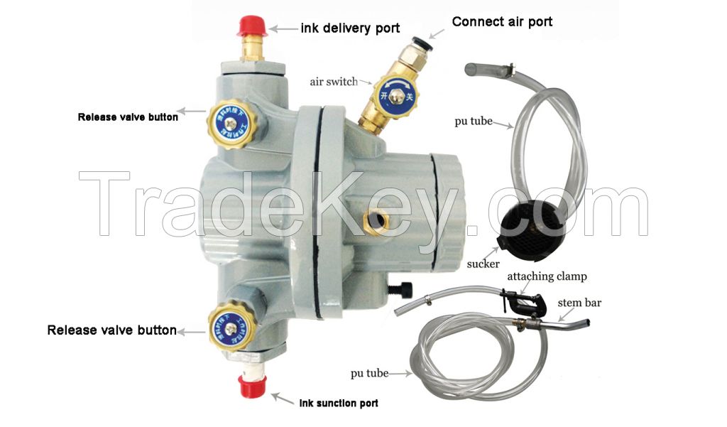 Pneumatic Single Diaphragm Pump ,ink circulation pump BML-5  for printing industry