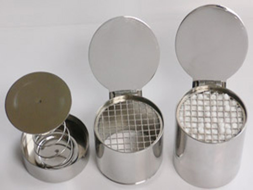 Stainless-steel cotton pellets container