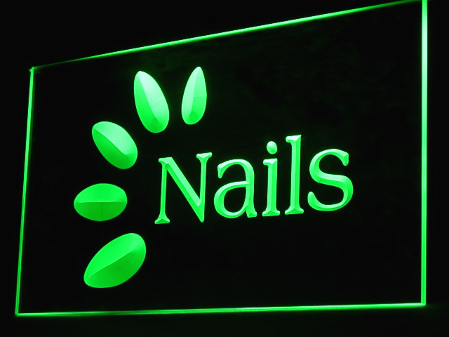 OPEN Nails Hair Beauty Skin Neon Light Signs