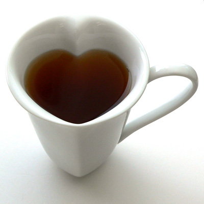 Heart shape mug cup