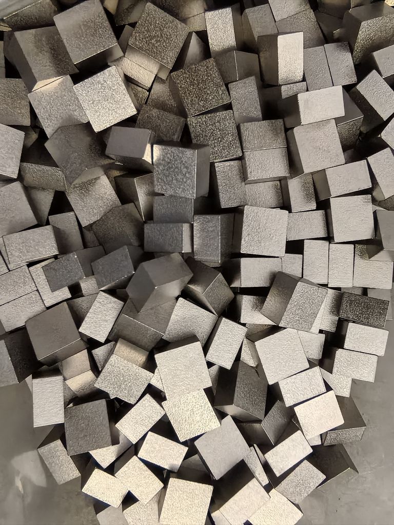 Customized 17.6/Cc High Density Tungsten Cube Tungsten Base Alloy Weight 93wnife
