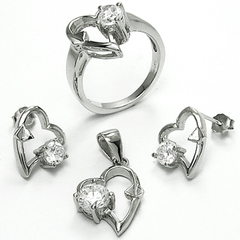 Provide Fine Sterling 925 Silver Jewelry Sets