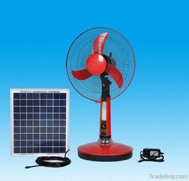 12V16A?16 inches) solar fan Rechargeable Fan