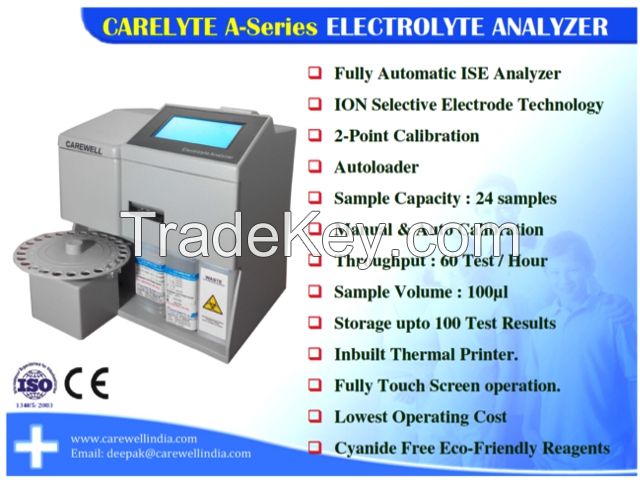 CARELYTE Electrolyte Analyzer A-series