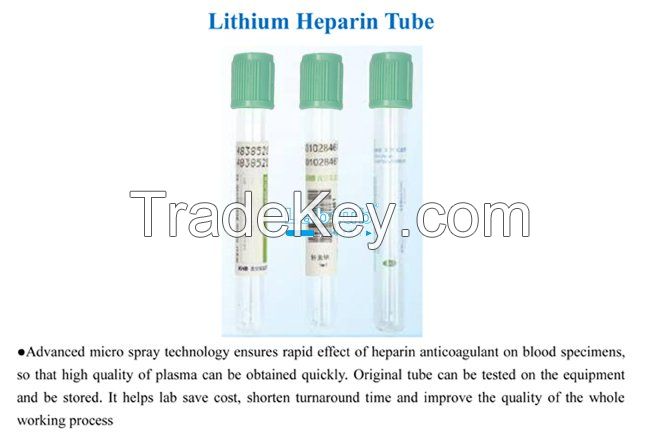 Lithium Heparin Tube