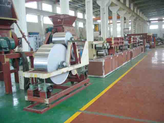 PET strap extrusion line