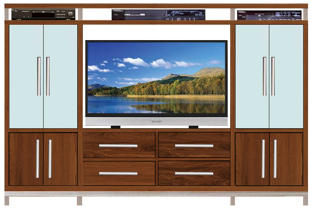 Elpis entertainment wall unit