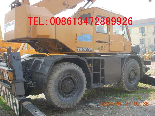 used TADANO TR300M rough terrain crane--008613472889926