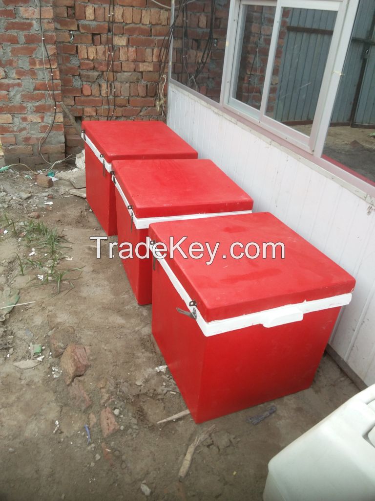 Fiberglass insulated delivery box