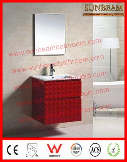 CE2 pvc wall mounted bathroom cabinet/bathroom vanity/bathroom furniture