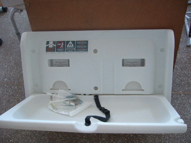 baby changing station/ceramic washbasin/toilet for disabled or elderly