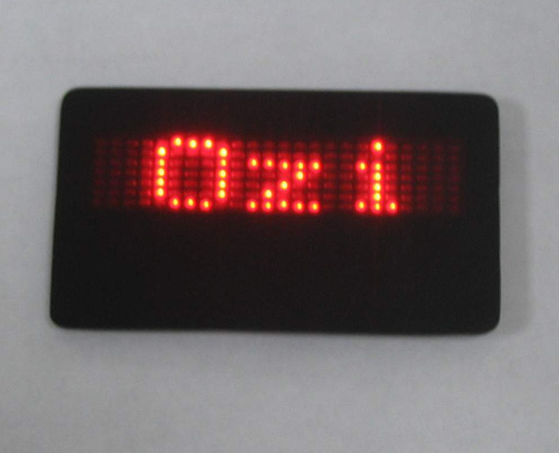 LED Programmable Message Badge