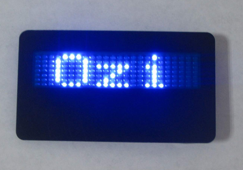 LED Programmable Message Badge