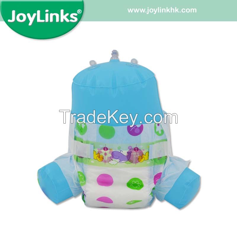 Printed, Embossed PE Film Disposable Baby Diapers for All Size