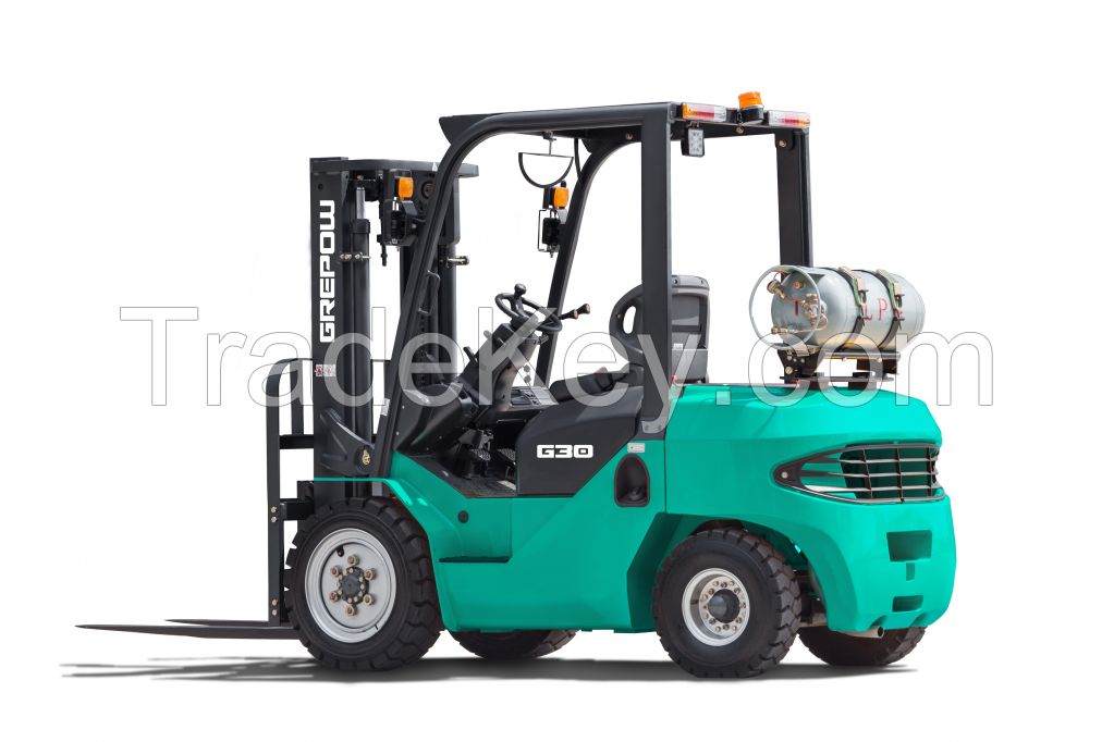 Gasoline LPG Forklift 1.5T-3.5T (3307lbs-7716lbs)