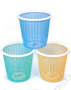 plastic wastebasket