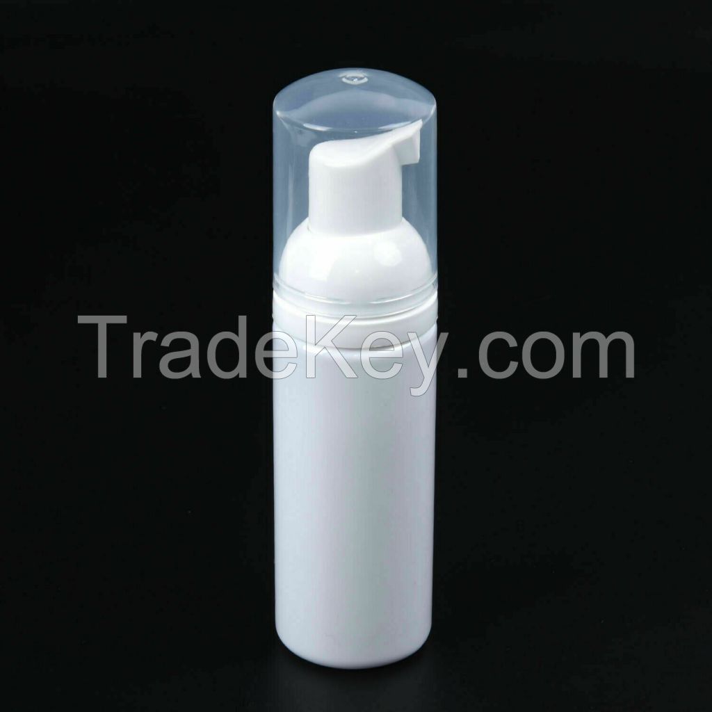 White Foaming Soap Dispenser Bottle - 1.7oz/60ml W/Pump and Cap