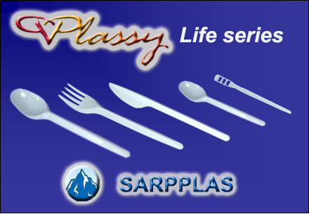 Plassy Life Disposable Plastic Cutlery