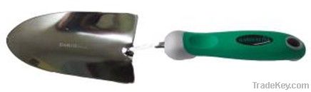 STAINLESS STEEL TROWEL WITH COMFORTABLE TPR GRIP HANDLE