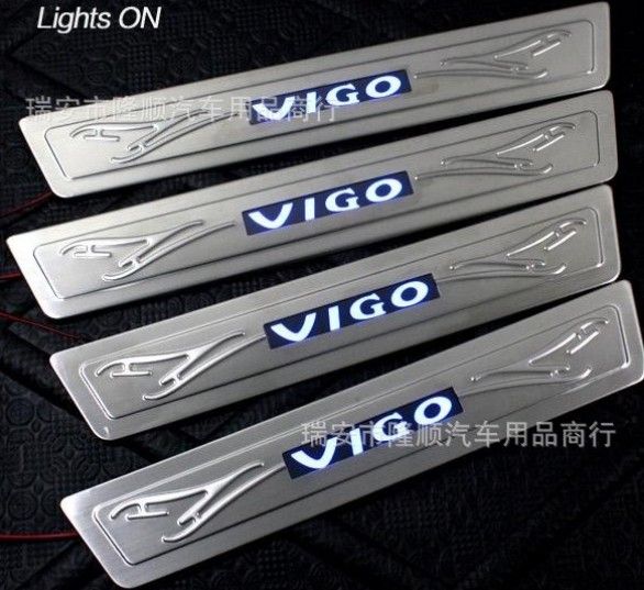 LED Door sills for VIGO Toyota 2012