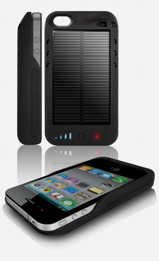 solar battery charger case 2400mah for I4 phone