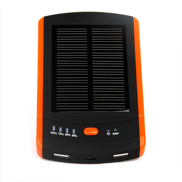 6000mah portable solar panel charger, solar mobile charger cover