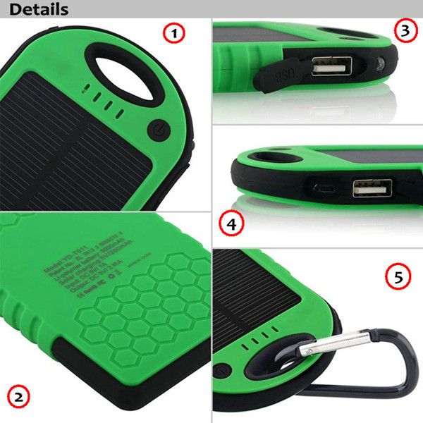 Fashionable design 5000mah portable Li-polymer battery charger
