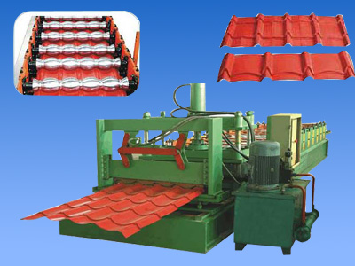 828 glazed tile machine