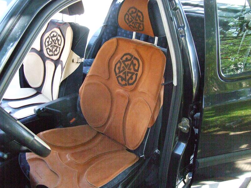 Genuine Leather Car Seat Cushion