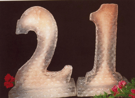 Ice Sculpture(Numerals)