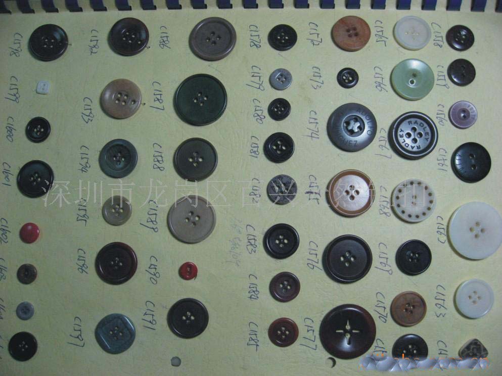 Corozo buttons