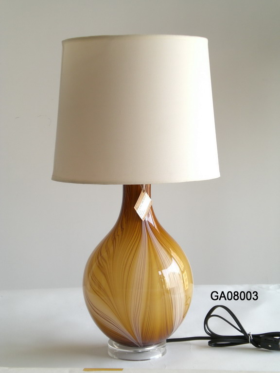 glass table lamp