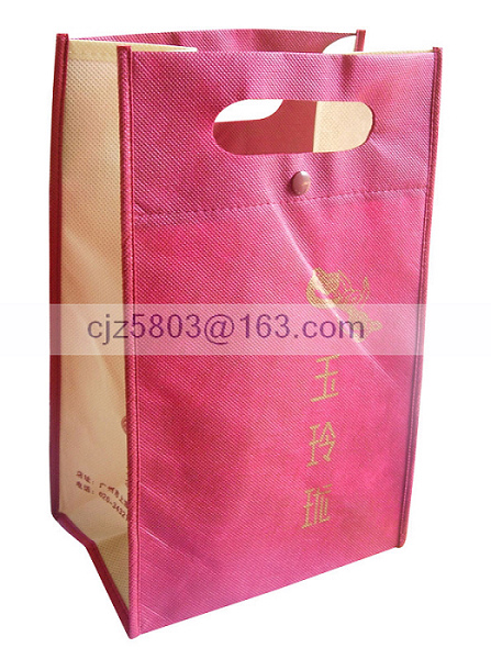 Die cut hanlde bag, non woven tote bag, tote non woven bag