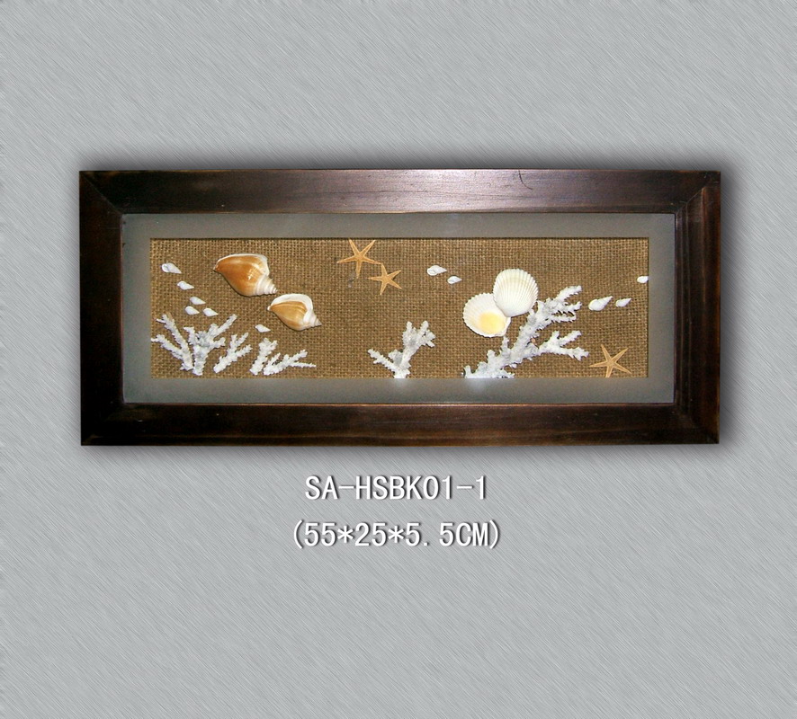 real framed sea shell displays--SA-HSBK01-1