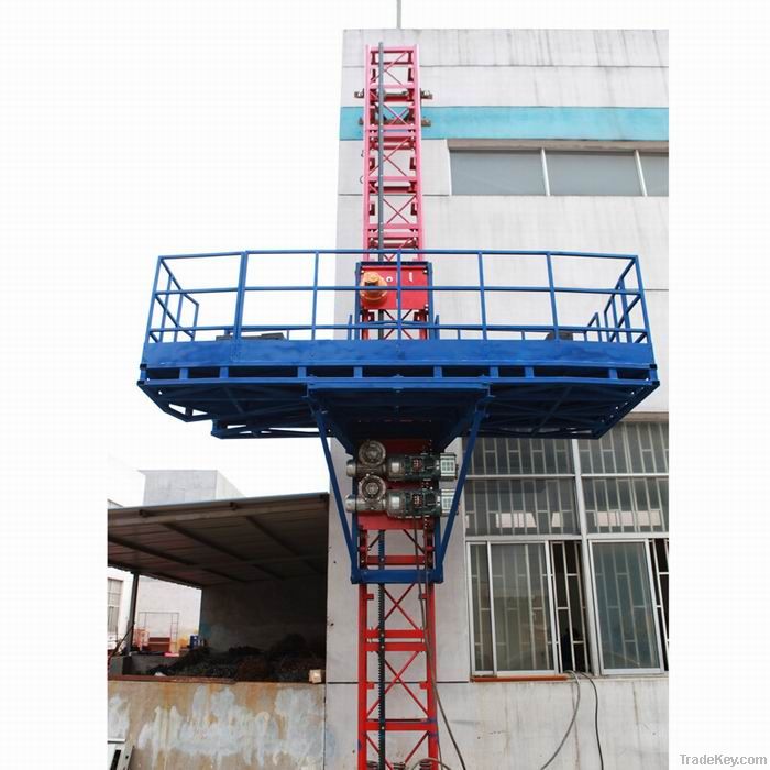 Mast climbing platform