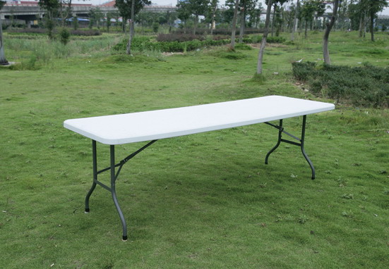 8-foot fold-in-half table
