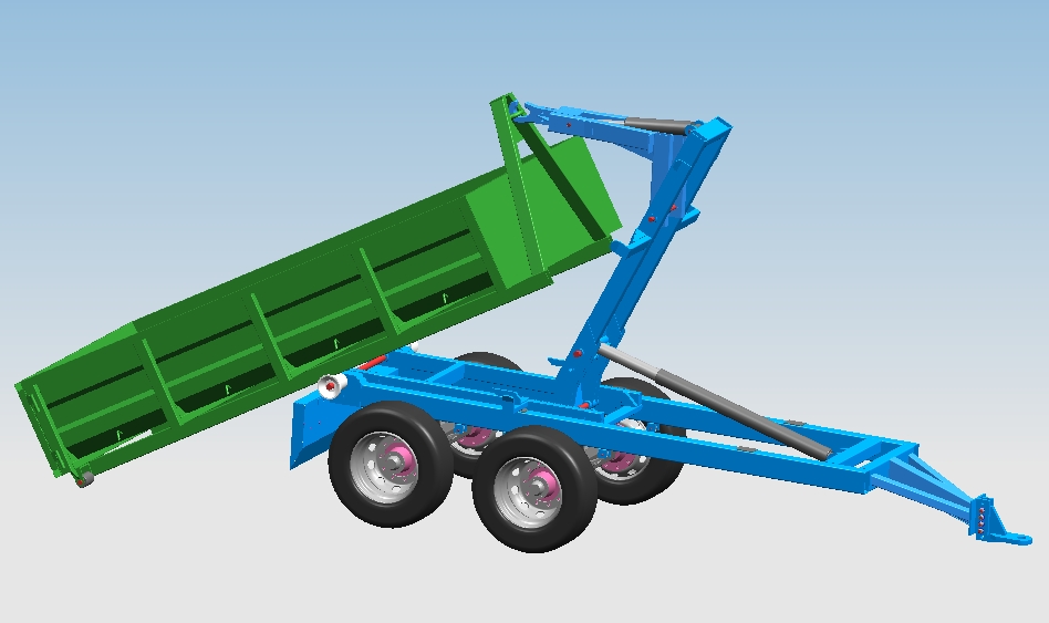 Hook Lift System Trailer