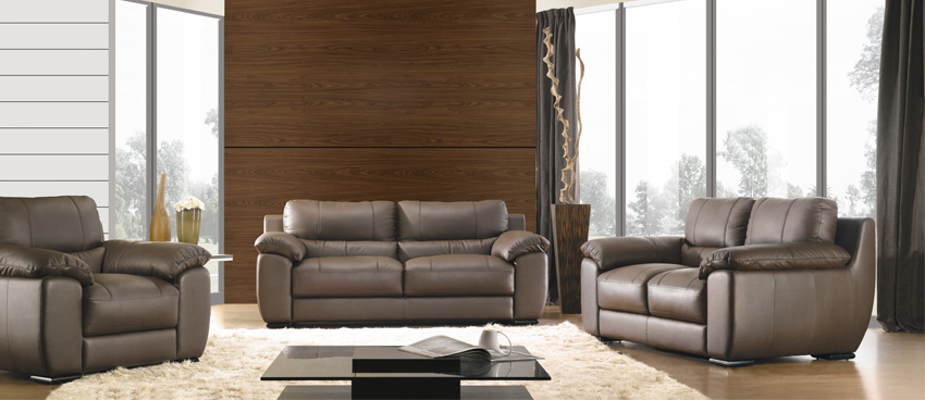 leather sofa S906