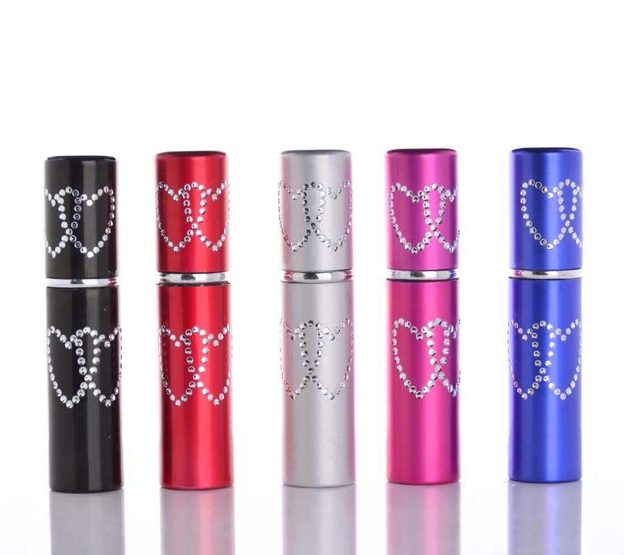 Aluminum Fragrance Spray Bottles (Double Heart) 