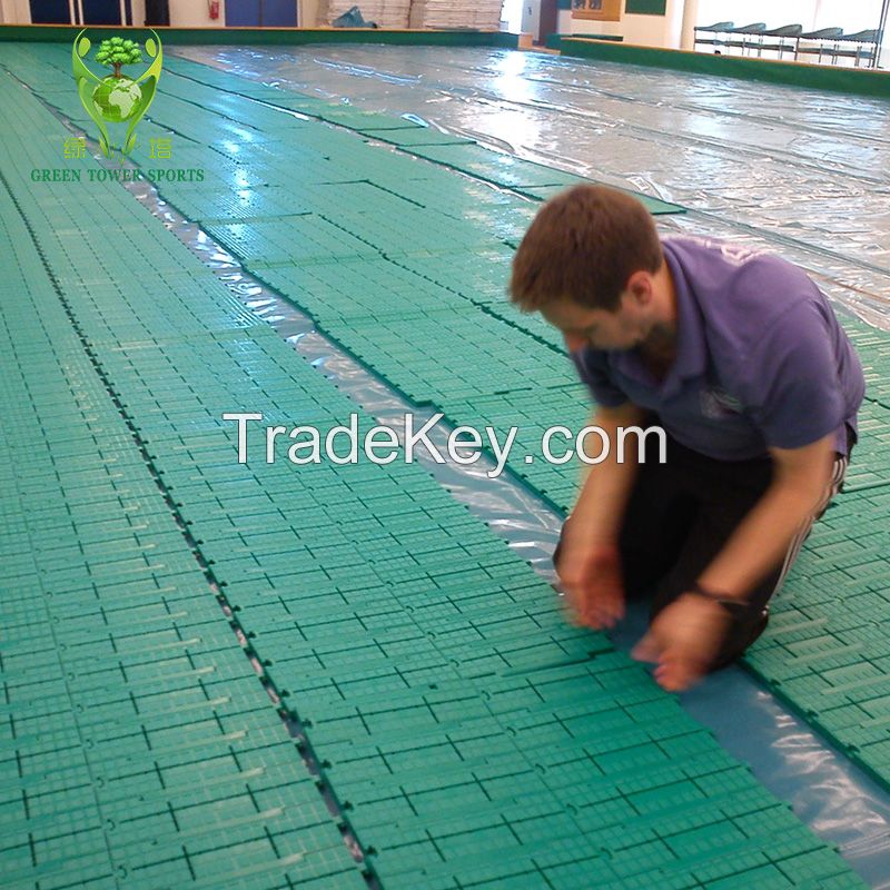 turf protection flooring interlocking skate board deck