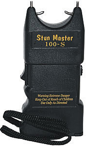 100K Stun Master Stun Gun with Free Leather Holster