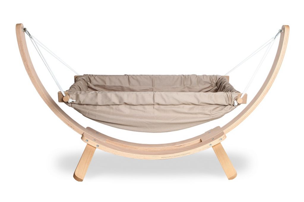 Bliss Wooden Horizontal Baby Hammock crib cot bed