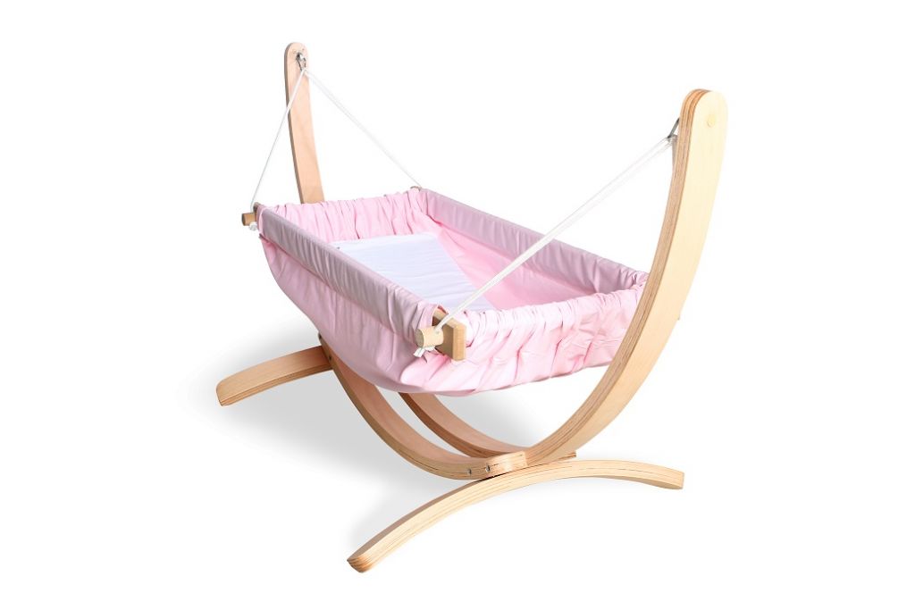 Bliss Wooden Horizontal Baby Hammock crib cot bed