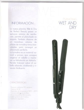 PERFECT BEAUTY WET AND DRY STRAIGHTENER