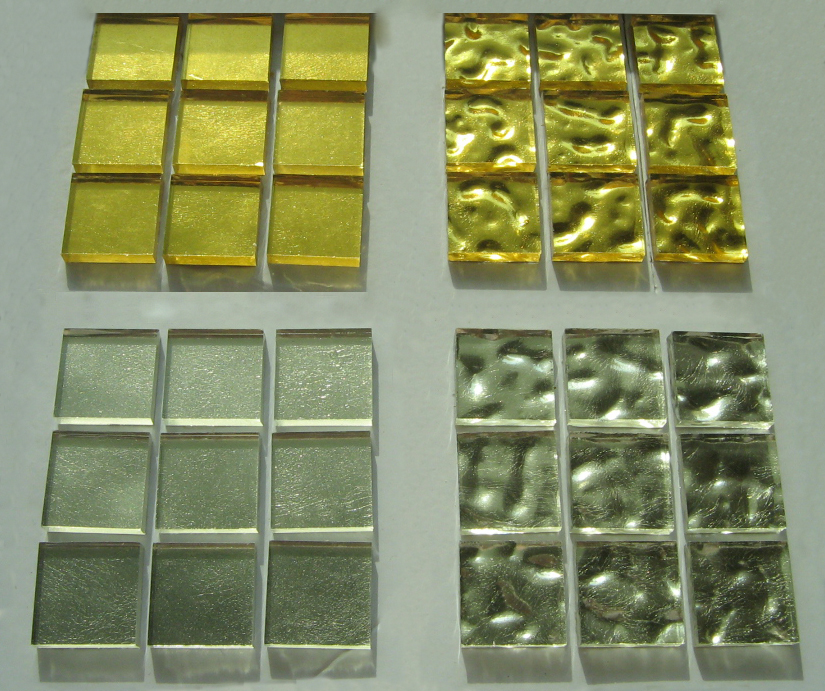 Gold Foil Glass Mosaics