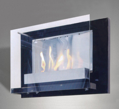 Wall-Mounted Fireplace