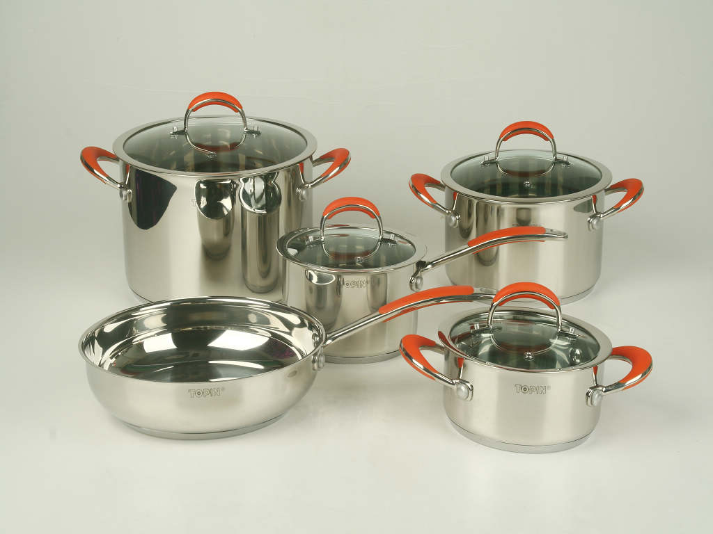 stainless steel cookware set