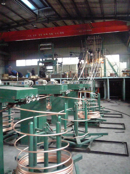 Oxygen Free Copper Rod Continuous Up-casting &Cold Rolling Production