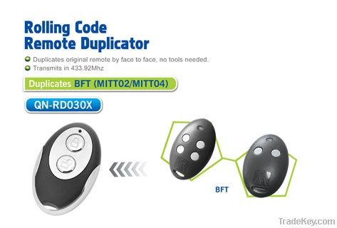 BFT Rolling Code Remote Dupliactor